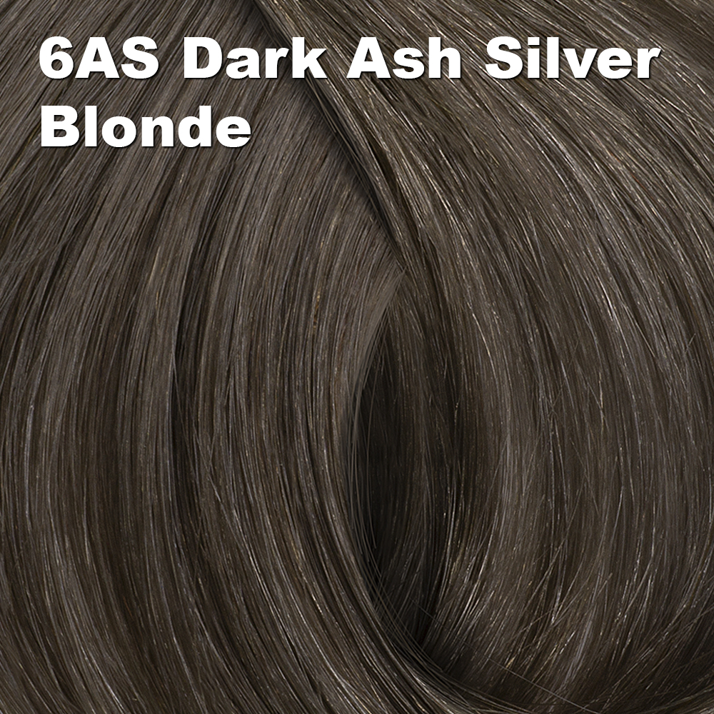 THc Hair Ash Color 6AS Dark Ash Silver Blonde
