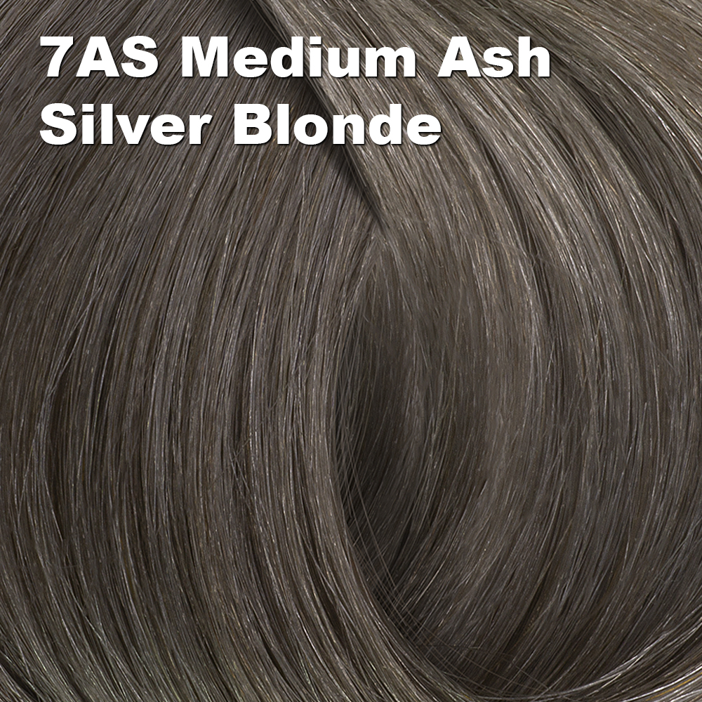 THc Hair Ash Color 7AS Medium Ash Silver Blonde