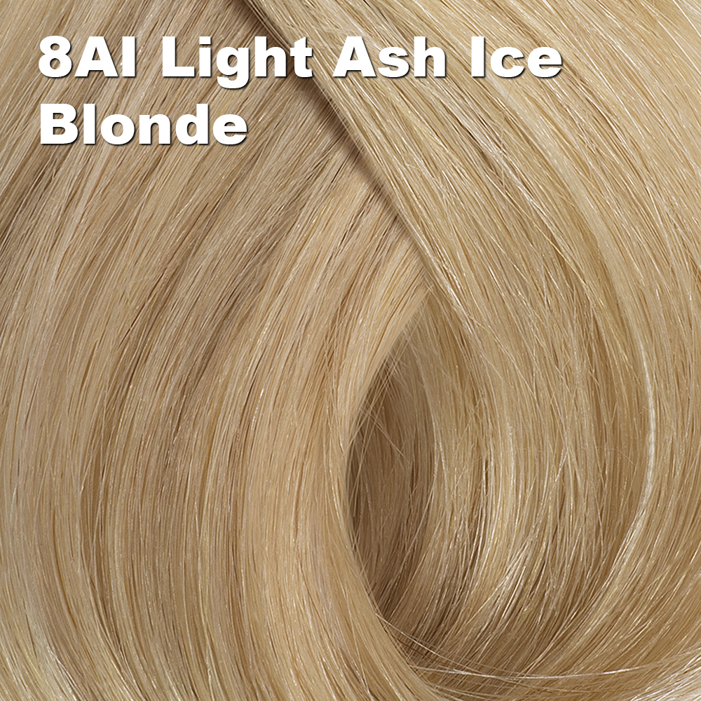THc Hair Ash Color 8AI Light Ash Ice Blonde