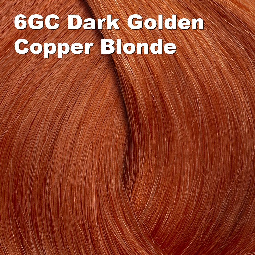 THc Hair Copper Color 6GC Dark Golden Copper Blonde