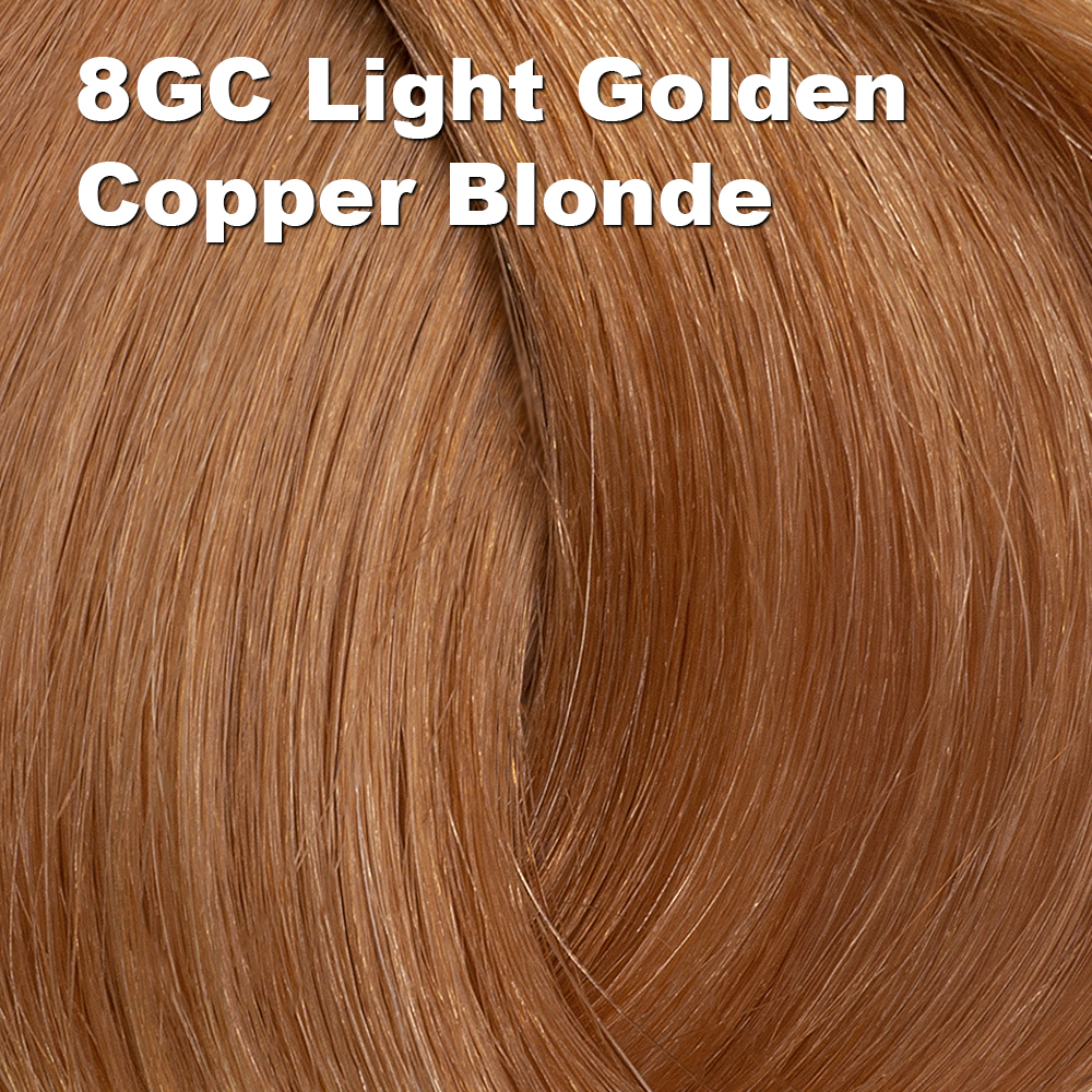 THc Hair Copper Color 8GC Light Golden Copper Blonde