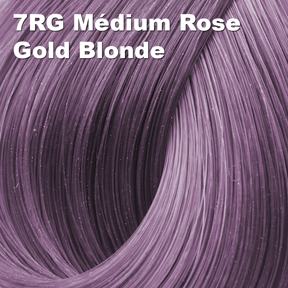 THc Hair Rose Gold Color 7RG Médium Rose Gold Blonde